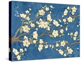 Cherry Blossoms Blue-Diane Stimson-Stretched Canvas