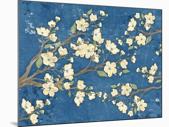 Cherry Blossoms Blue-Diane Stimson-Mounted Art Print