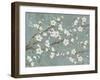 Cherry Blossoms Gray-Diane Stimson-Framed Art Print