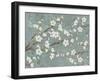 Cherry Blossoms Gray-Diane Stimson-Framed Art Print