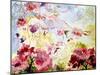 Cherry Blossoms In The Park-Mary Smith-Mounted Giclee Print