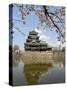 Cherry Blossoms, Matsumoto Castle, Matsumoto City, Nagano Prefecture, Honshu Island, Japan,Asia-Christian Kober-Stretched Canvas