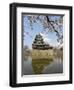 Cherry Blossoms, Matsumoto Castle, Matsumoto City, Nagano Prefecture, Honshu Island, Japan,Asia-Christian Kober-Framed Photographic Print