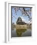 Cherry Blossoms, Matsumoto Castle, Matsumoto City, Nagano Prefecture, Honshu Island, Japan,Asia-Christian Kober-Framed Photographic Print