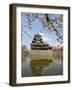 Cherry Blossoms, Matsumoto Castle, Matsumoto City, Nagano Prefecture, Honshu Island, Japan,Asia-Christian Kober-Framed Photographic Print