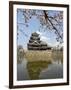 Cherry Blossoms, Matsumoto Castle, Matsumoto City, Nagano Prefecture, Honshu Island, Japan,Asia-Christian Kober-Framed Photographic Print