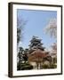 Cherry Blossoms, Matsumoto Castle, Matsumoto City, Nagano Prefecture, Honshu Island, Japan,Asia-Christian Kober-Framed Photographic Print