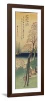 Cherry Blossoms on Gotenyama, Spring, 1833-1834-Utagawa Hiroshige-Framed Giclee Print