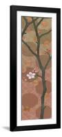 Cherry Blossoms Panel II One Blossom-Kathrine Lovell-Framed Art Print