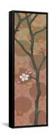 Cherry Blossoms Panel II One Blossom-Kathrine Lovell-Framed Stretched Canvas
