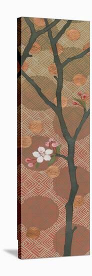 Cherry Blossoms Panel II One Blossom-Kathrine Lovell-Stretched Canvas