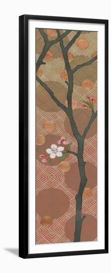 Cherry Blossoms Panel II One Blossom-Kathrine Lovell-Framed Premium Giclee Print