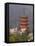 Cherry Blossoms (Sakura) and Famous Five-Storey Pagoda Dating from 1407, Island of Honshu, Japan-Gavin Hellier-Framed Stretched Canvas