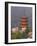 Cherry Blossoms (Sakura) and Famous Five-Storey Pagoda Dating from 1407, Island of Honshu, Japan-Gavin Hellier-Framed Photographic Print