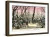 Cherry Blossoms, Uyeno Park-null-Framed Art Print