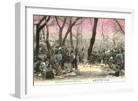 Cherry Blossoms, Uyeno Park-null-Framed Art Print