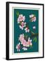 Cherry Blossoms-Lantern Press-Framed Art Print