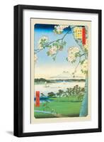 Cherry Blossoms-Ando Hiroshige-Framed Art Print