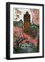 Cherry Blossoms-Noel Miles-Framed Art Print