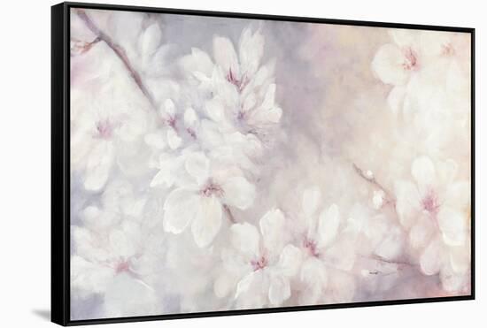 Cherry Blossoms-Julia Purinton-Framed Stretched Canvas