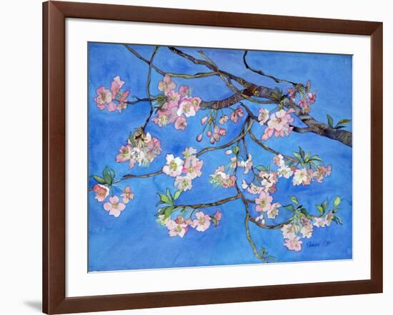 Cherry Blossoms-Sharon Pitts-Framed Giclee Print