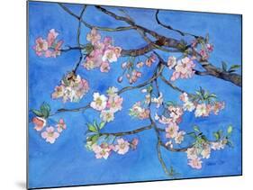 Cherry Blossoms-Sharon Pitts-Mounted Giclee Print