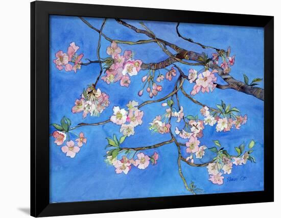 Cherry Blossoms-Sharon Pitts-Framed Giclee Print