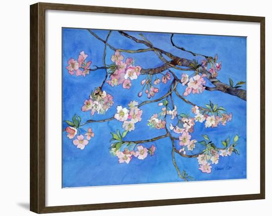 Cherry Blossoms-Sharon Pitts-Framed Giclee Print