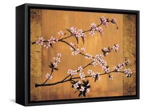 Cherry Blossoms-Erin Lange-Framed Stretched Canvas