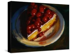 Cherry Cheesecake-Pam Ingalls-Stretched Canvas
