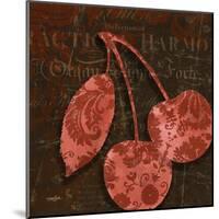 Cherry Damask-Diane Stimson-Mounted Art Print