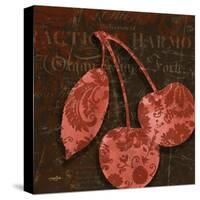 Cherry Damask-Diane Stimson-Stretched Canvas