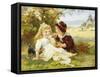 Cherry Earrings-Frederick Morgan-Framed Stretched Canvas