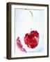 Cherry Frozen in a Block of Ice-Dieter Heinemann-Framed Photographic Print