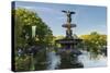 Cherry Hill Fountain, Central Park, Manhattan, New York-Rainer Mirau-Stretched Canvas
