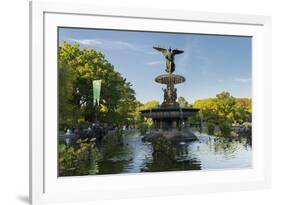 Cherry Hill Fountain, Central Park, Manhattan, New York-Rainer Mirau-Framed Photographic Print