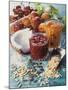 Cherry Jam with Coconut and Apricot Jam with Almonds-Martina Urban-Mounted Photographic Print
