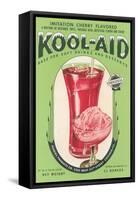 Cherry Kool-Aid Packet-null-Framed Stretched Canvas