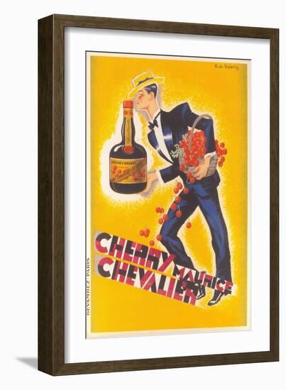 Cherry Liqueur Ad-null-Framed Art Print