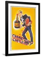 Cherry Liqueur Ad-null-Framed Art Print