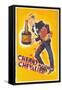 Cherry Liqueur Ad-null-Framed Stretched Canvas