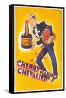 Cherry Liqueur Ad-null-Framed Stretched Canvas