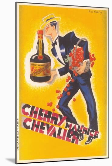 Cherry Liqueur Ad-null-Mounted Art Print