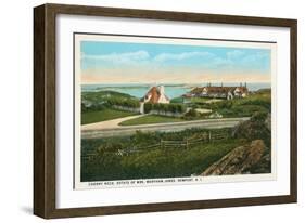 Cherry Neck, Newport, Rhode Island-null-Framed Art Print