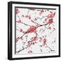 Cherry or Sakura Seamless Pattern Background-SofiaV-Framed Art Print