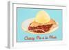 Cherry Pie A la Mode with Label-null-Framed Art Print