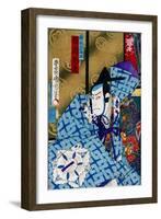 Cherry Princess - Kabuki-Kunichika toyohara-Framed Giclee Print