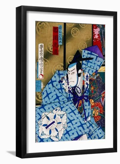 Cherry Princess - Kabuki-Kunichika toyohara-Framed Giclee Print