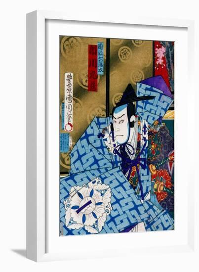 Cherry Princess - Kabuki-Kunichika toyohara-Framed Giclee Print