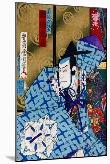 Cherry Princess - Kabuki-Kunichika toyohara-Mounted Giclee Print